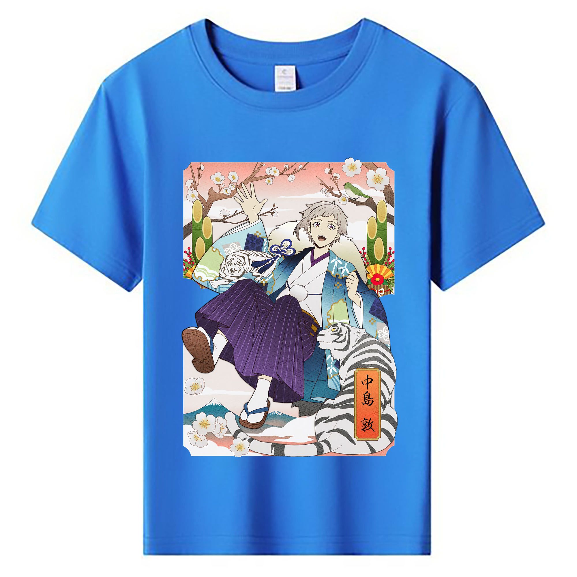（画像用） 文豪ストレイドッグス Bungo Stray Dogs 綿100％キッズTシャツ（フロントプリント）